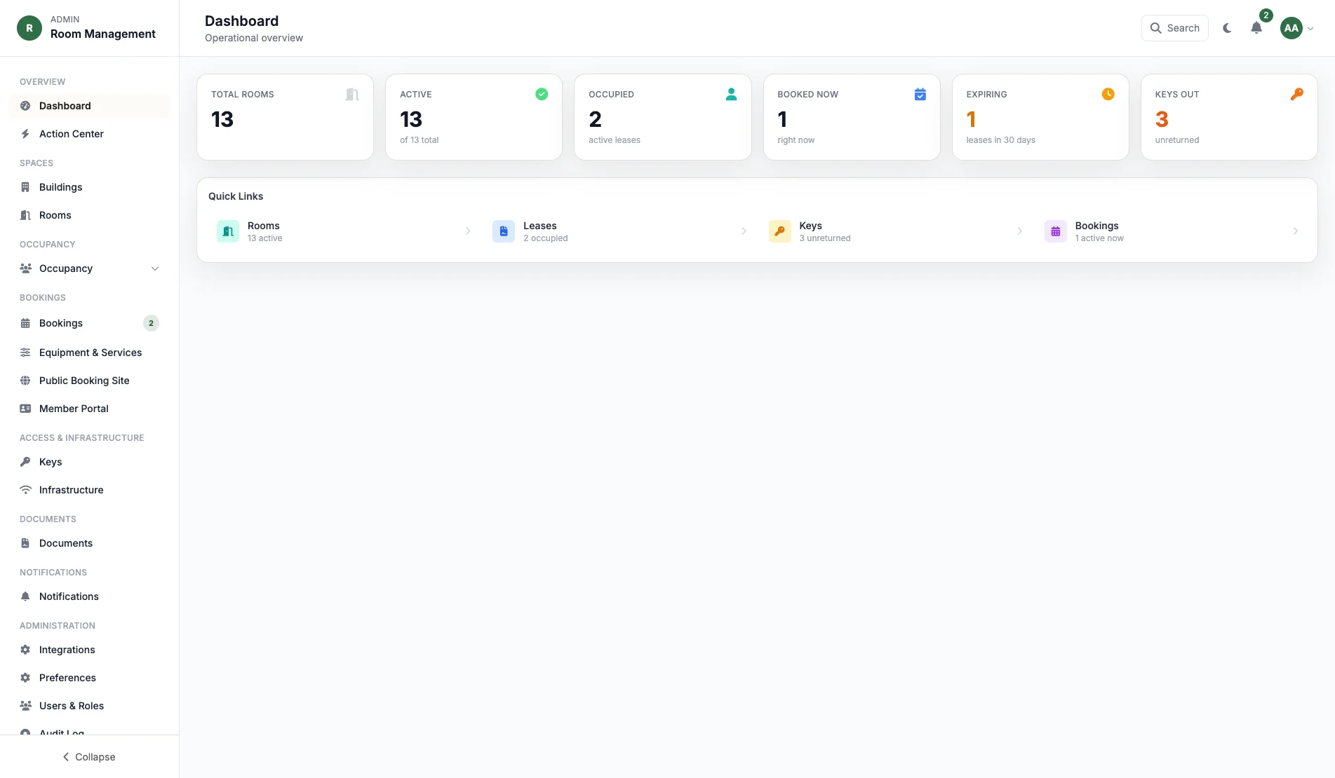 Room & Resource Management System