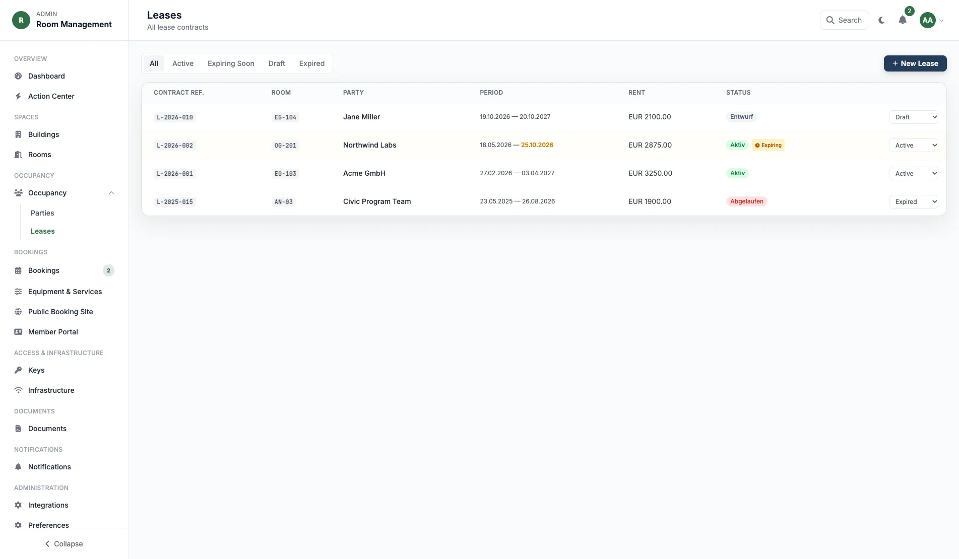 Room & Resource Management System - Image 6