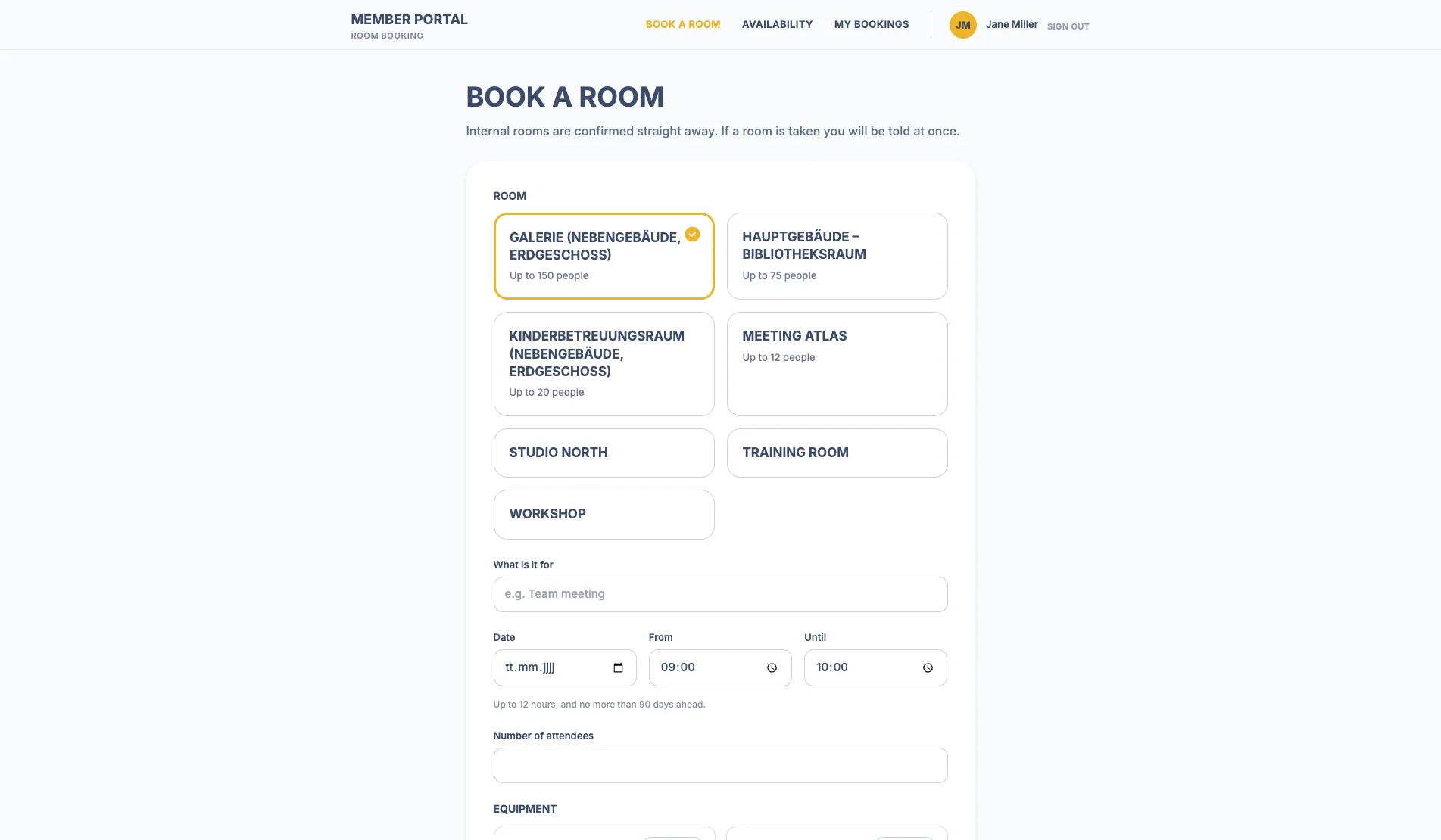 Room & Resource Management System - Image 9