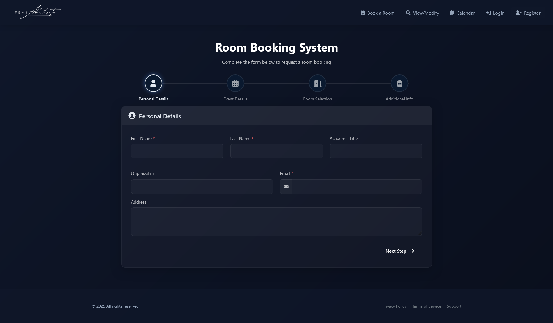 Room Booking Platform