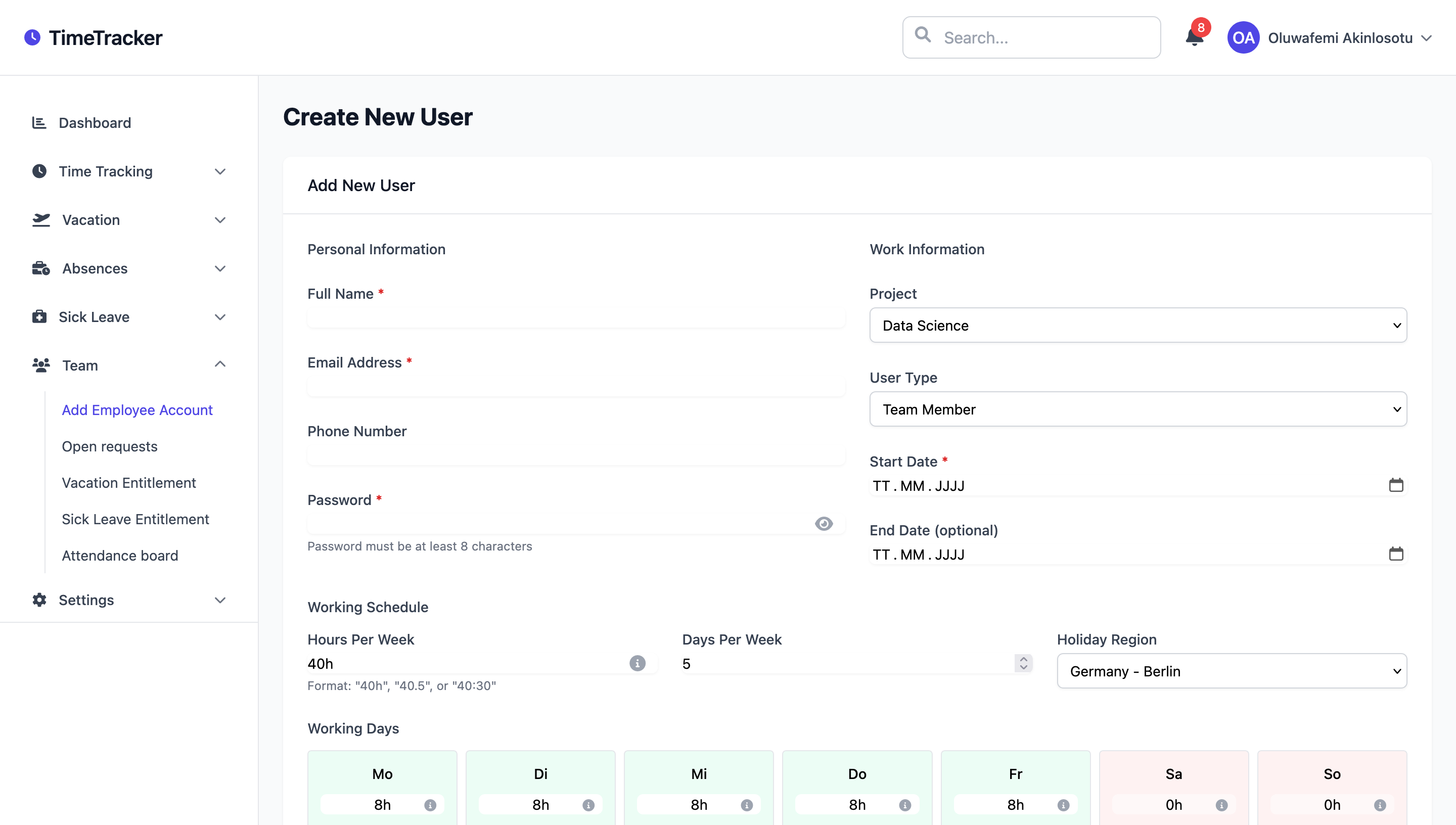 Time-Tracking App - Image 16