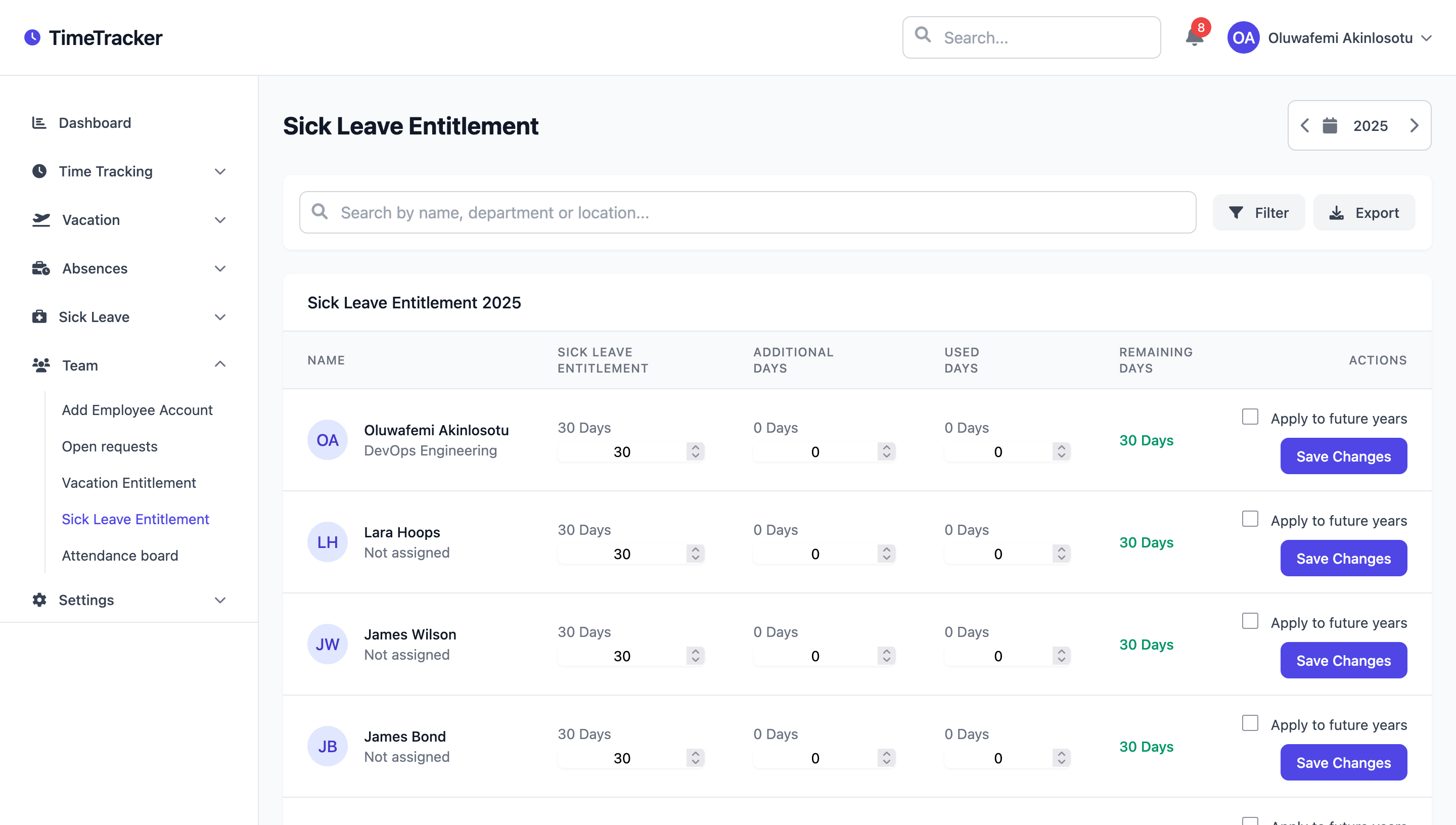 Time-Tracking App - Image 19