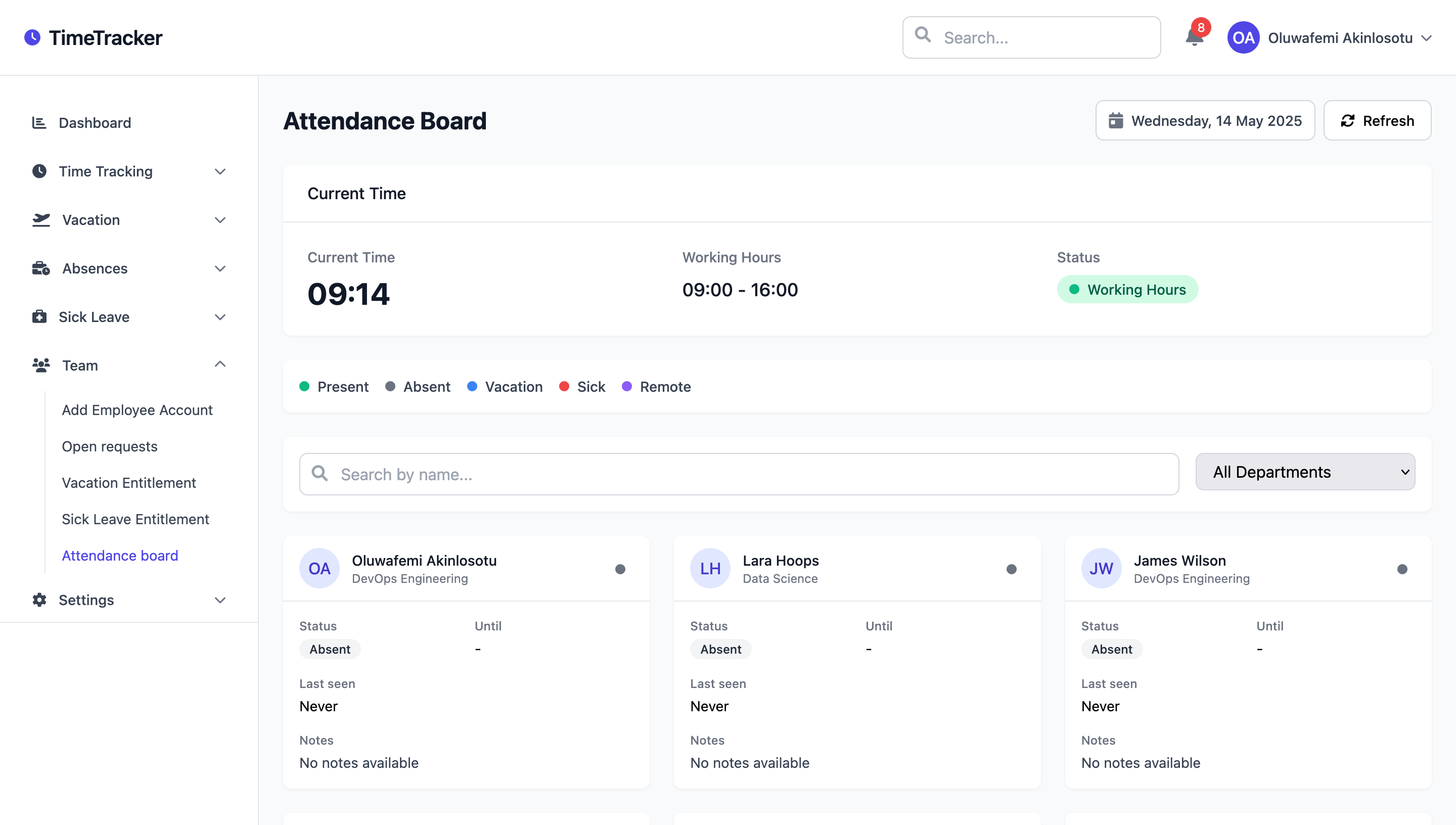 Time-Tracking App - Image 20