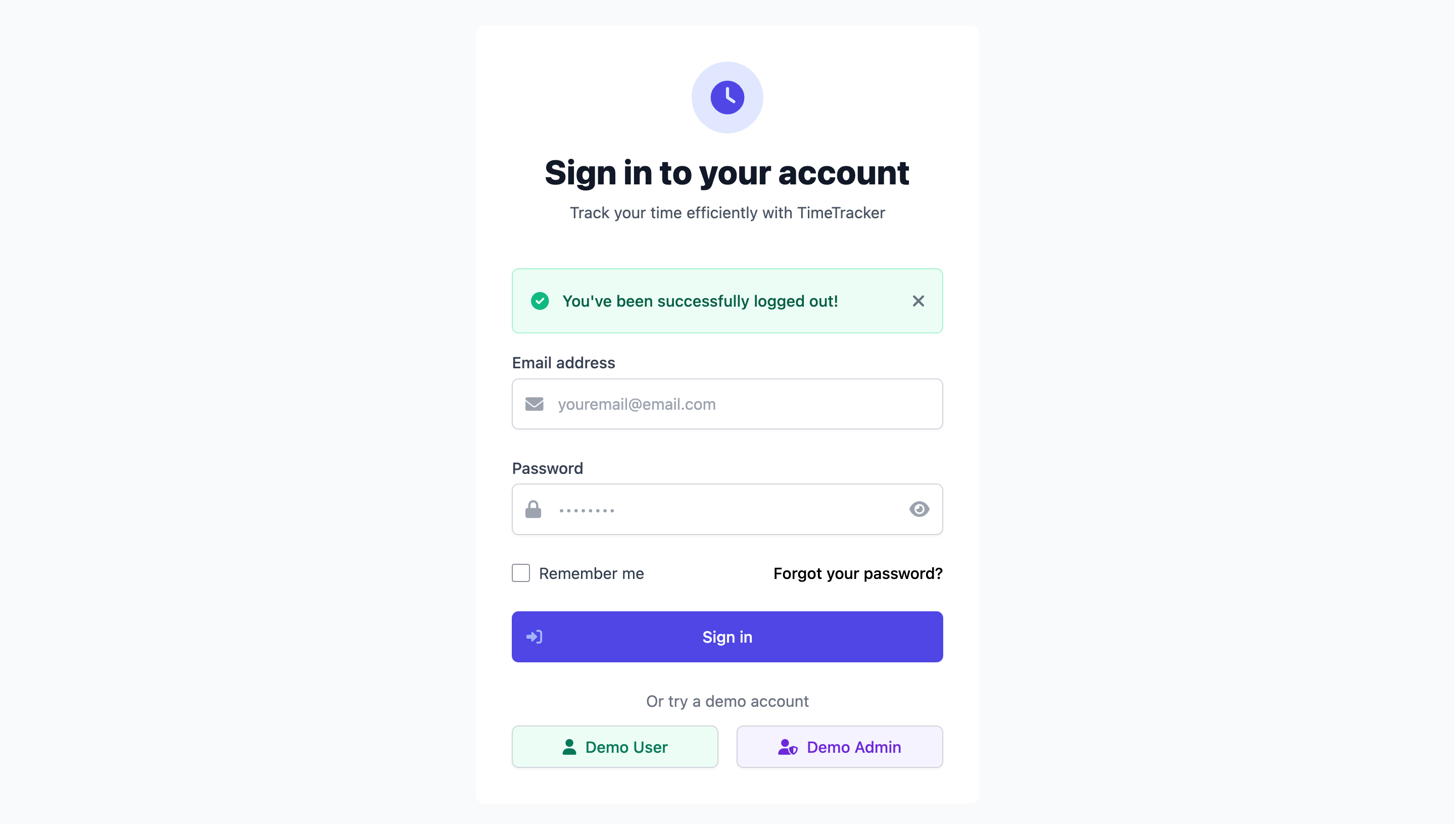 Time-Tracking App